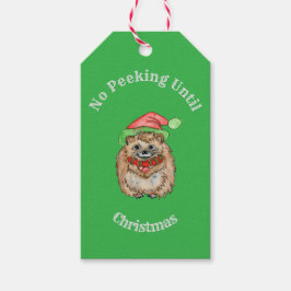 クリスマスシープギフトTまで覗き見なし ギフトタグ