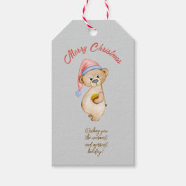 クリスマスシープギフトTまで覗き見なし ギフトタグ