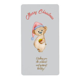 クリスマスシープギフトTまで覗き見なし ラベル