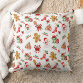 クリスマスシームレスパターン クッション (ブランケット)
