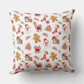 クリスマスシームレスパターン クッション (裏面)