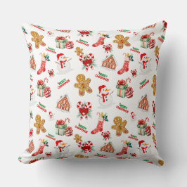 クリスマスシームレスパターン クッション