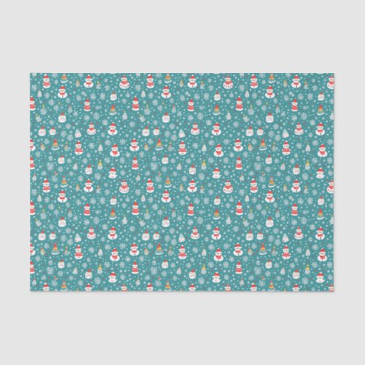 クリスマスシームレスパターン 薄葉紙 (正面)