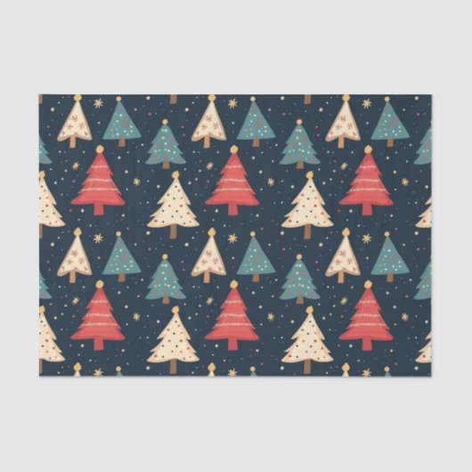 クリスマスシームレスパターン 薄葉紙 (正面)