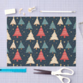 クリスマスシームレスパターン 薄葉紙 (クラフト)