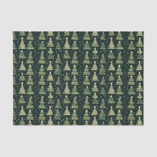 クリスマスシームレスパターン 薄葉紙 (正面)