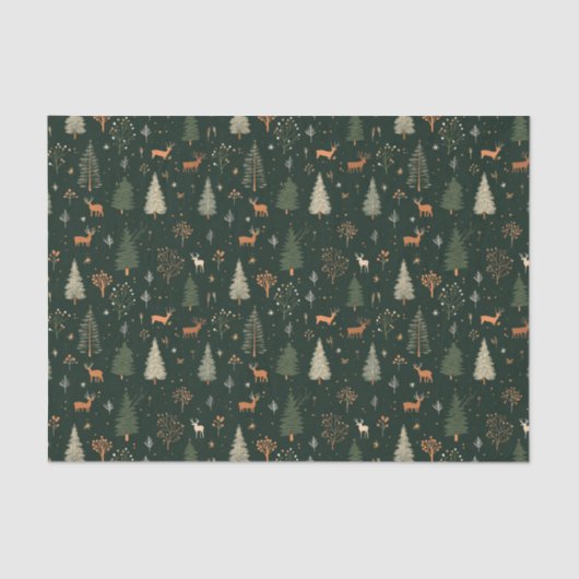 クリスマスシームレスパターン 薄葉紙 (正面)