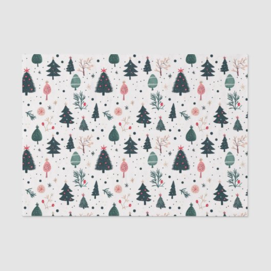 クリスマスシームレスパターン 薄葉紙 (正面)