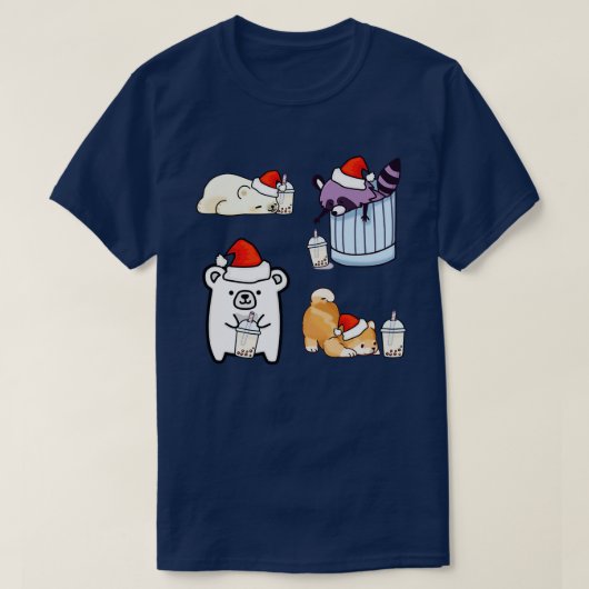 クリスマスシールのバンドル Tシャツ (デザイン正面)