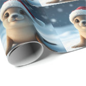 クリスマスシールラッピング紙 ラッピングペーパー (ロールコーナー)