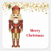 クリスマスシール – くるみ割り スクエアシール (正面)