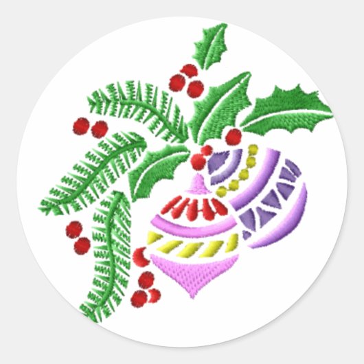 クリスマスシール ラウンドシール (正面)