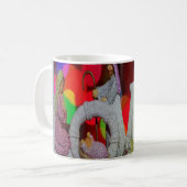 クリスマスシーンを愛する出生の本質 コーヒーマグカップ (正面左)