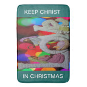 クリスマスシーンを愛する出生の本質 バスマット (正面縦)