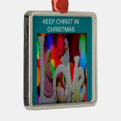 クリスマスシーンを愛する出生の本質 メタルオーナメント (右)