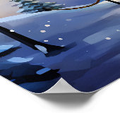 クリスマスシーンアートポスター ポスター (角)