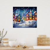 クリスマスシーンアートポスター ポスター (キッチン)