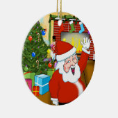 クリスマスシーンクリスマス飾り セラミックオーナメント (右)