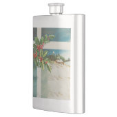 クリスマスシーンホリー雪の冬 フラスク (左)