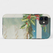 クリスマスシーンホリー雪の冬 Case-Mate iPhoneケース (裏面(横))