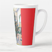 クリスマスシーンラテマグレッド カフェラテマグ (右)