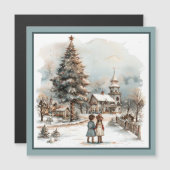 クリスマスシーン磁気カード (正面/裏面)