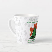 クリスマスシーン カフェラテマグ (左アングル)