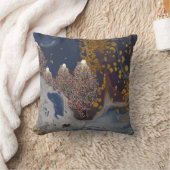 クリスマスシーン クッション (ブランケット)