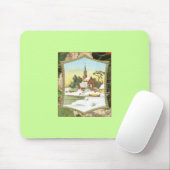 クリスマスシーン マウスパッド (マウス)