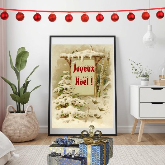 クリスマスシーン（ヤード記号） ポスター