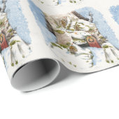 クリスマスシーン ラッピングペーパー (ロールコーナー)