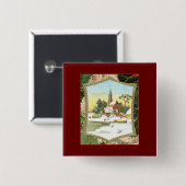 クリスマスシーン 缶バッジ (正面&裏面)