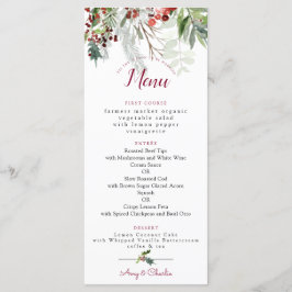 クリスマスシー結婚ズメニュー2 メニュー