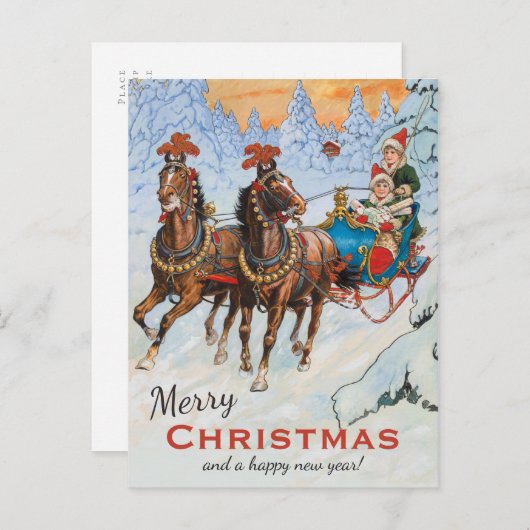 クリスマスジェニーニストロムイビリースライドCC0079 ポストカード (正面/裏面)