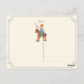 クリスマスジェニーニストロムリル – ニッセ乗馬CC0311 ポストカード (裏面)