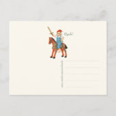 クリスマスジェニーニストロムリル – ニッセ乗馬CC0323 ポストカード (裏面)