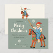 クリスマスジェニーニストロムリル – ニッセ乗馬CC0323 ポストカード (正面/裏面)