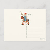 クリスマスジェニーニストロムリル – ニッセ乗馬CC0323 ポストカード (裏面)