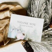 クリスマスジェンダーが赤ちゃんシャワーを明らかにする サンキューカード