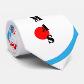 クリスマスジオメトリックレッドグリーンブルー ネクタイ (ロール)