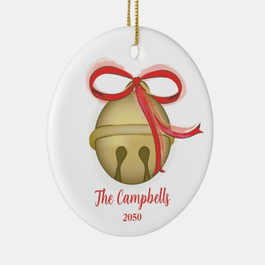 クリスマスジメリーンルベルフォトホリデーカワイイ セラミックオーナメント (右)