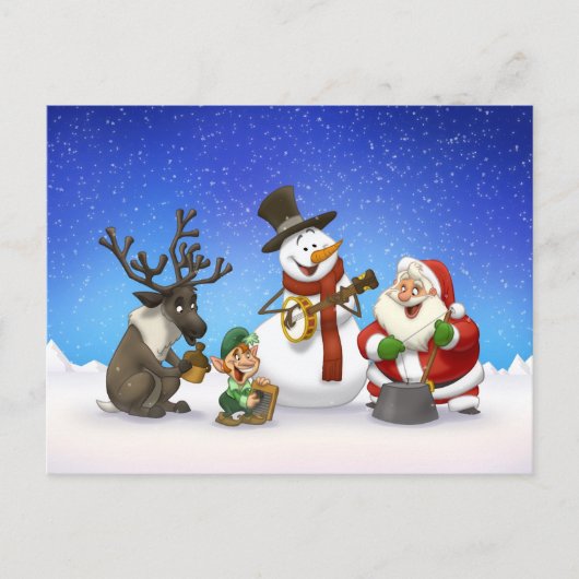クリスマスジャグバンドはがき シーズンポストカード (正面)