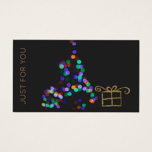 クリスマスジャストギフトカード証明書 (正面)