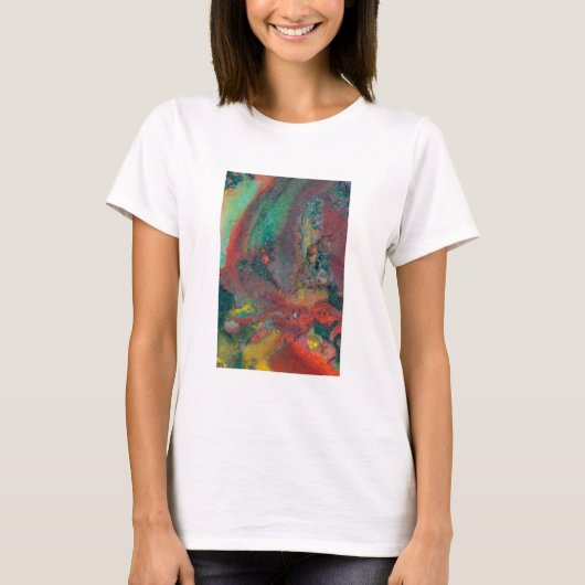 クリスマスジャスパーのクローズアップ Tシャツ (正面)