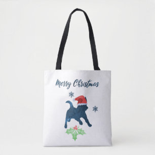 クリスマスジャック·ラッセル·テリア トートバッグ