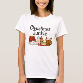 クリスマスジャンキー デザートプリント | あったかクリスマス グラフィック Tシャツ