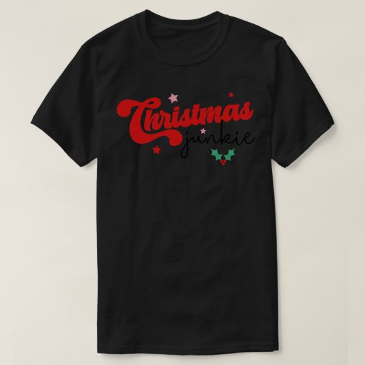 クリスマスジャンキー Tシャツ (デザイン正面)
