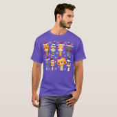 クリスマスジャングルの友達 Tシャツ (正面フル)