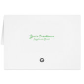 クリスマスジュヌクノールグリーンクリスマススターI (裏面横)