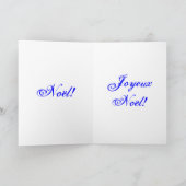 クリスマスジュヌクノールレッドクリスマススター シーズンカード (内部)